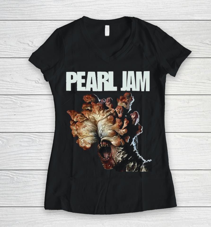 Pearl Jam X Naughty Dog 2023 Halloween Fan Gifts Women V-Neck T-Shirt