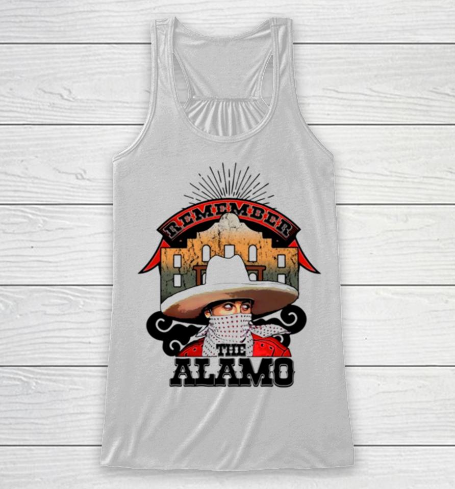 Peewee Remember The Alamo Graphic Racerback Tank
