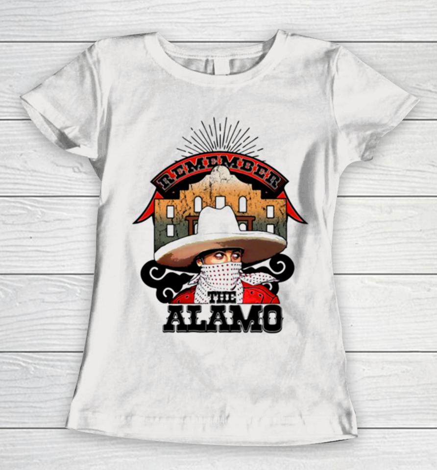 Peewee Remember The Alamo Graphic Women T-Shirt