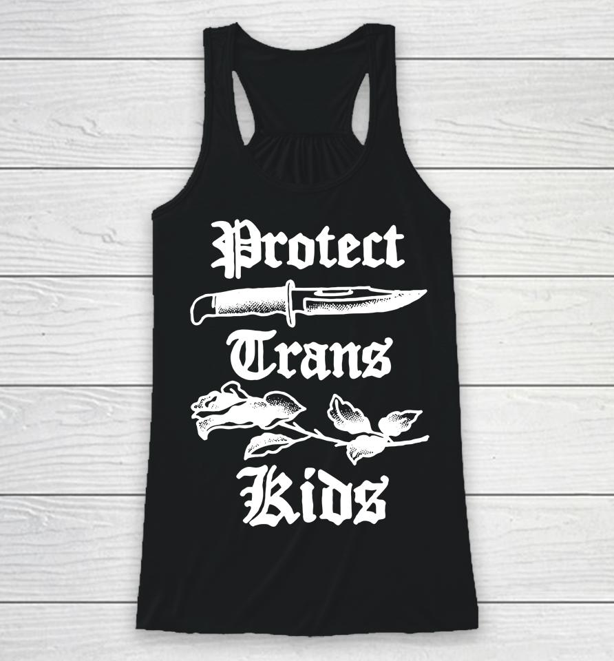 Peggy Flanagan Protect Trans Kids Racerback Tank