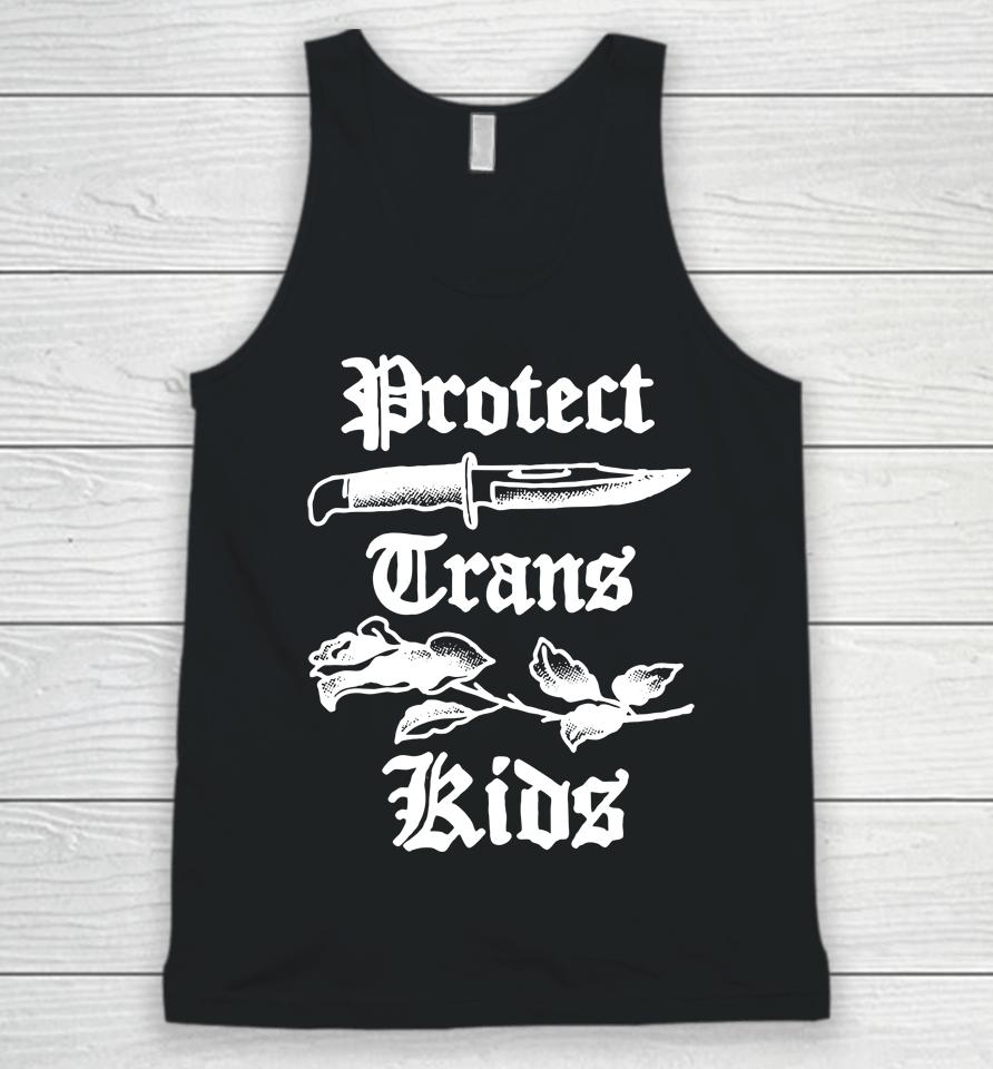 Peggy Flanagan Protect Trans Kids Unisex Tank Top