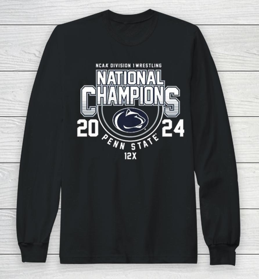 Penn State 2024 Ncaa Division Wrestling National Champions Long Sleeve T-Shirt