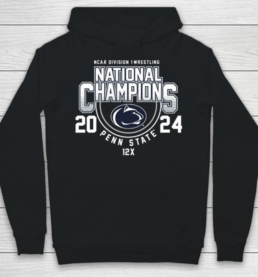 Penn State 2024 Ncaa Division Wrestling National Champions Hoodie