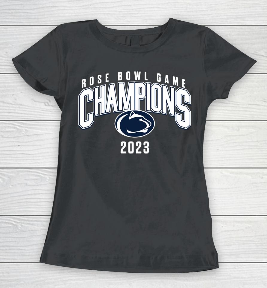 Penn State Bookstore 2023 Rose Bowl Game Champions Women T-Shirt