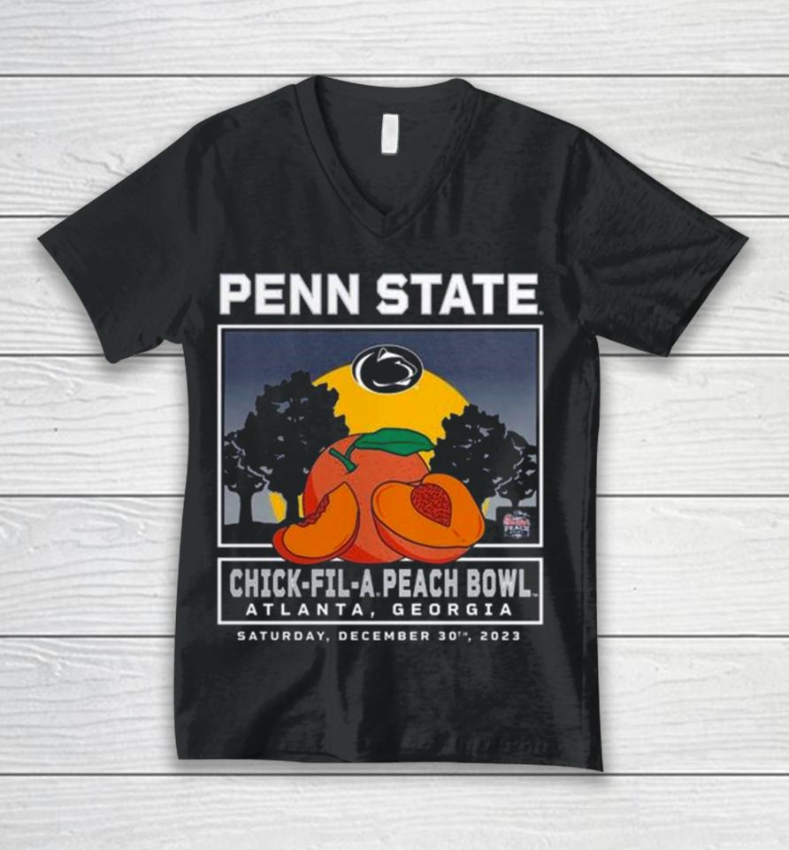 Penn State Nittany Lions 2023 Chick Fil A Peach Bowl Unisex V-Neck T-Shirt