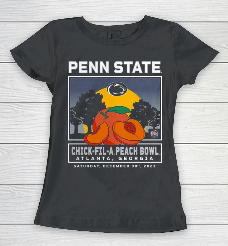 Penn State Nittany Lions 2023 Chick Fil A Peach Bowl Women T-Shirt