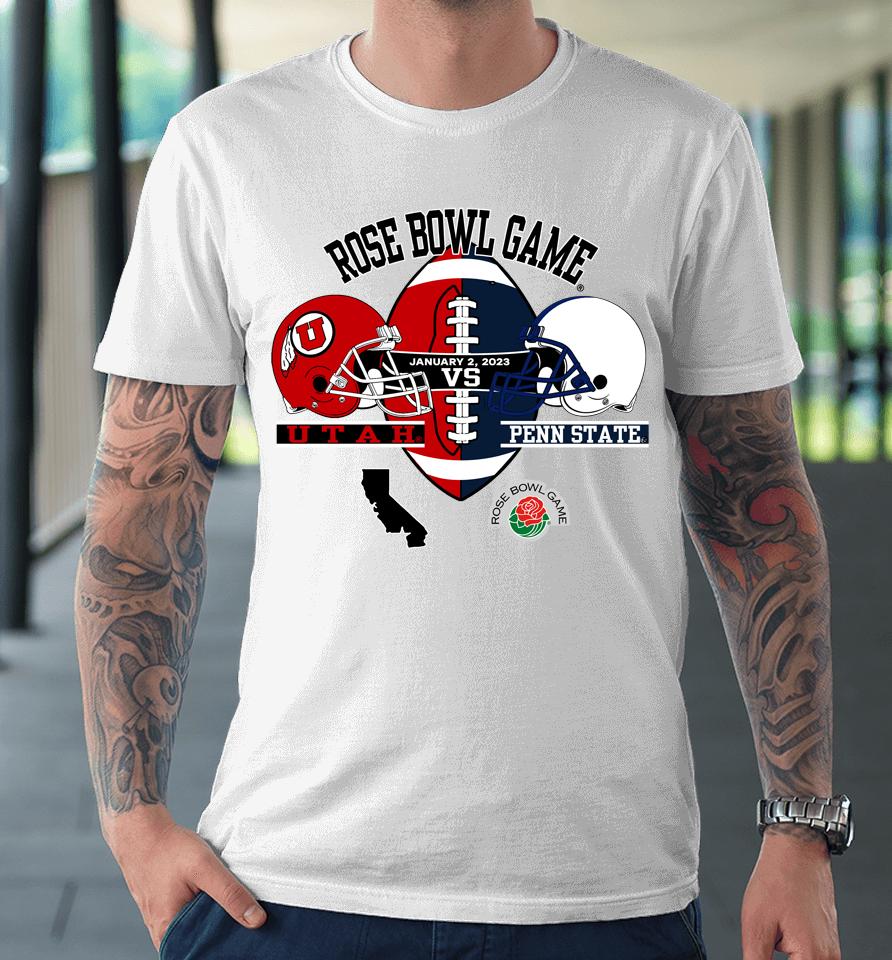 Penn State Nittany Lions 2023 Rose Bowl Dueling Premium T-Shirt
