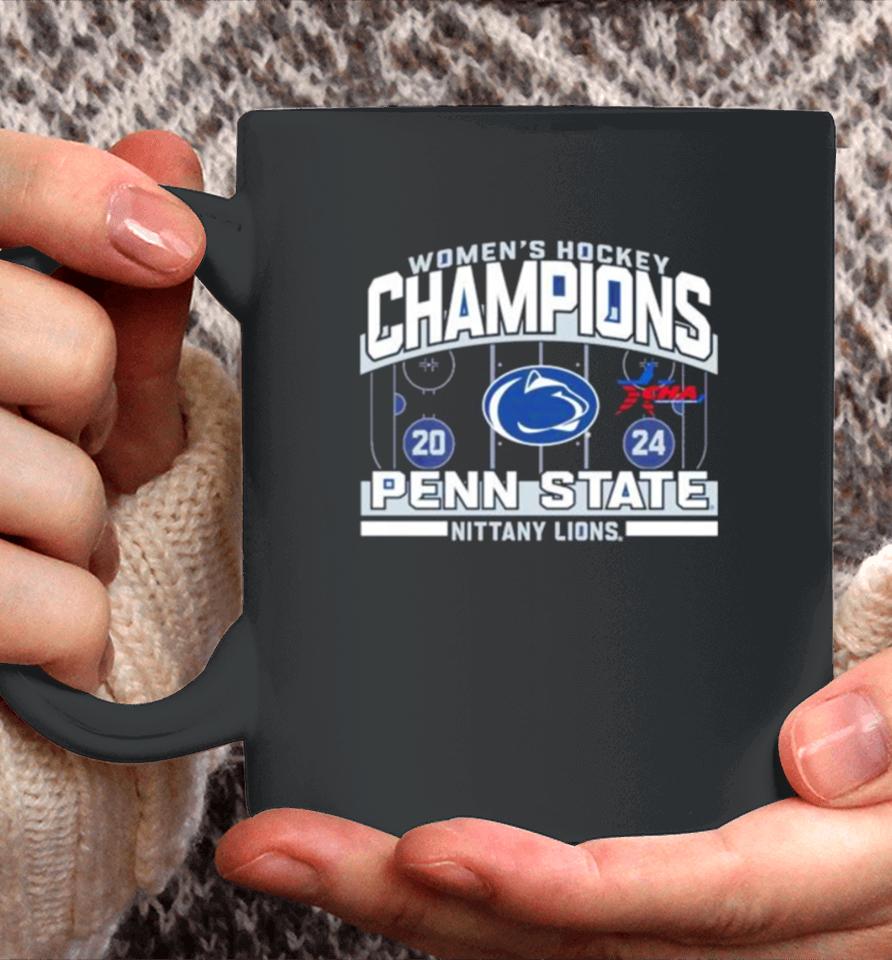 Penn State Nittany Lions 2024 Cha Women’s Ice Hockey Regular Season Conference Champions Coffee Mug