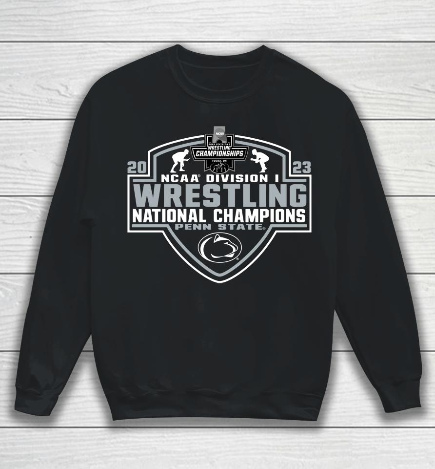 Penn State Nittany Lions Blue 84 2023 Ncaa Wrestling National Champions Sweatshirt