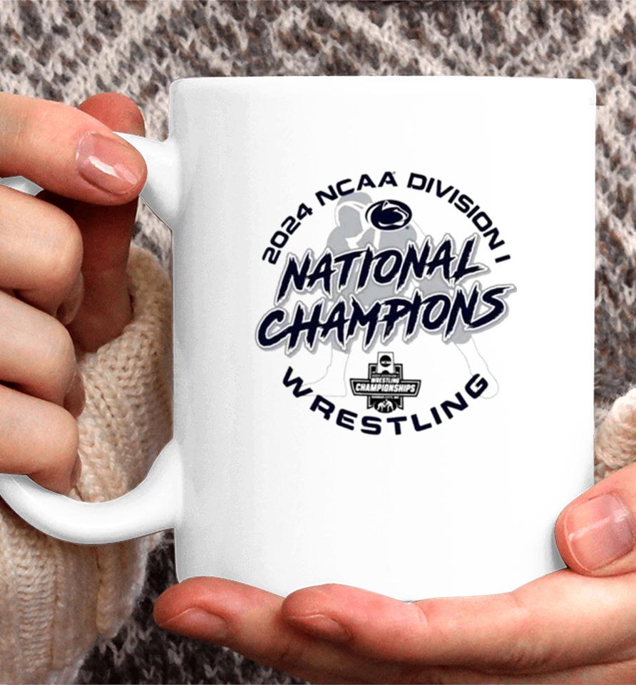 Penn State Nittany Lions Champion 2024 Ncaa Wrestling National Champions Locker Room Coffee Mug
