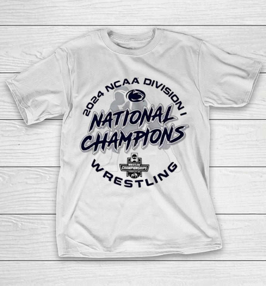 Penn State Nittany Lions Champion 2024 Ncaa Wrestling National Champions Locker Room T-Shirt