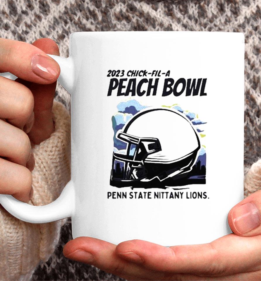 Penn State Nittany Lions Helmet 2023 Chick Fil A Peach Bowl Coffee Mug