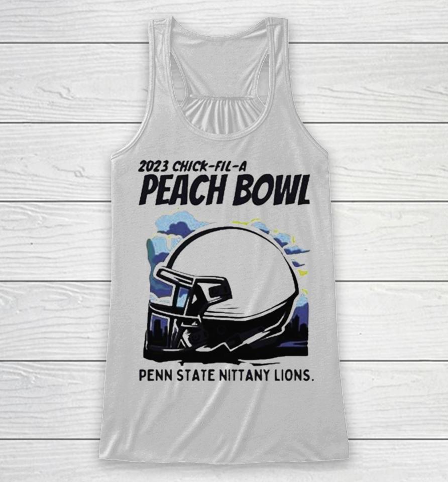 Penn State Nittany Lions Helmet 2023 Chick Fil A Peach Bowl Racerback Tank