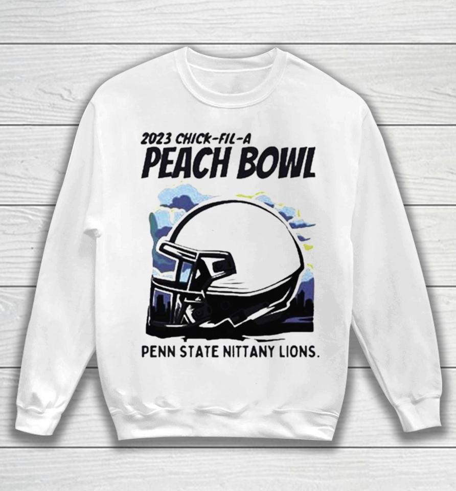 Penn State Nittany Lions Helmet 2023 Chick Fil A Peach Bowl Sweatshirt