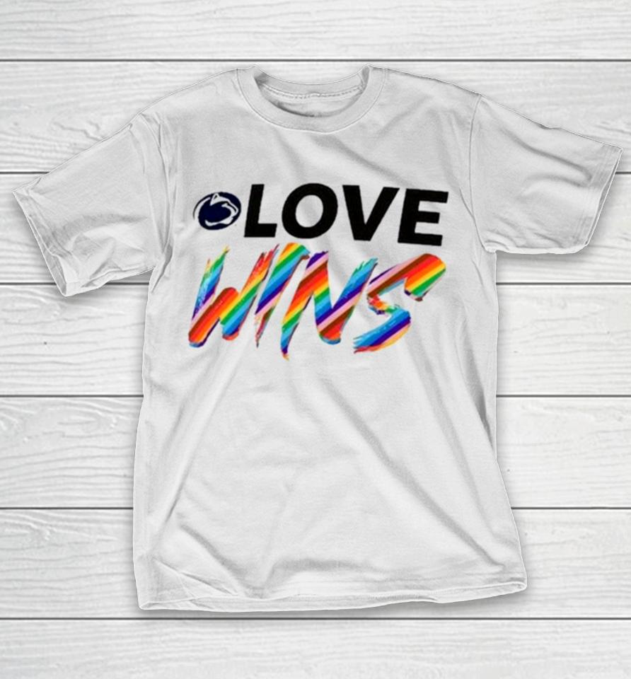 Penn State Nittany Lions Love Wins Pride 2024 T-Shirt