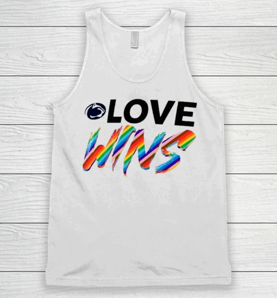 Penn State Nittany Lions Love Wins Pride 2024 Unisex Tank Top