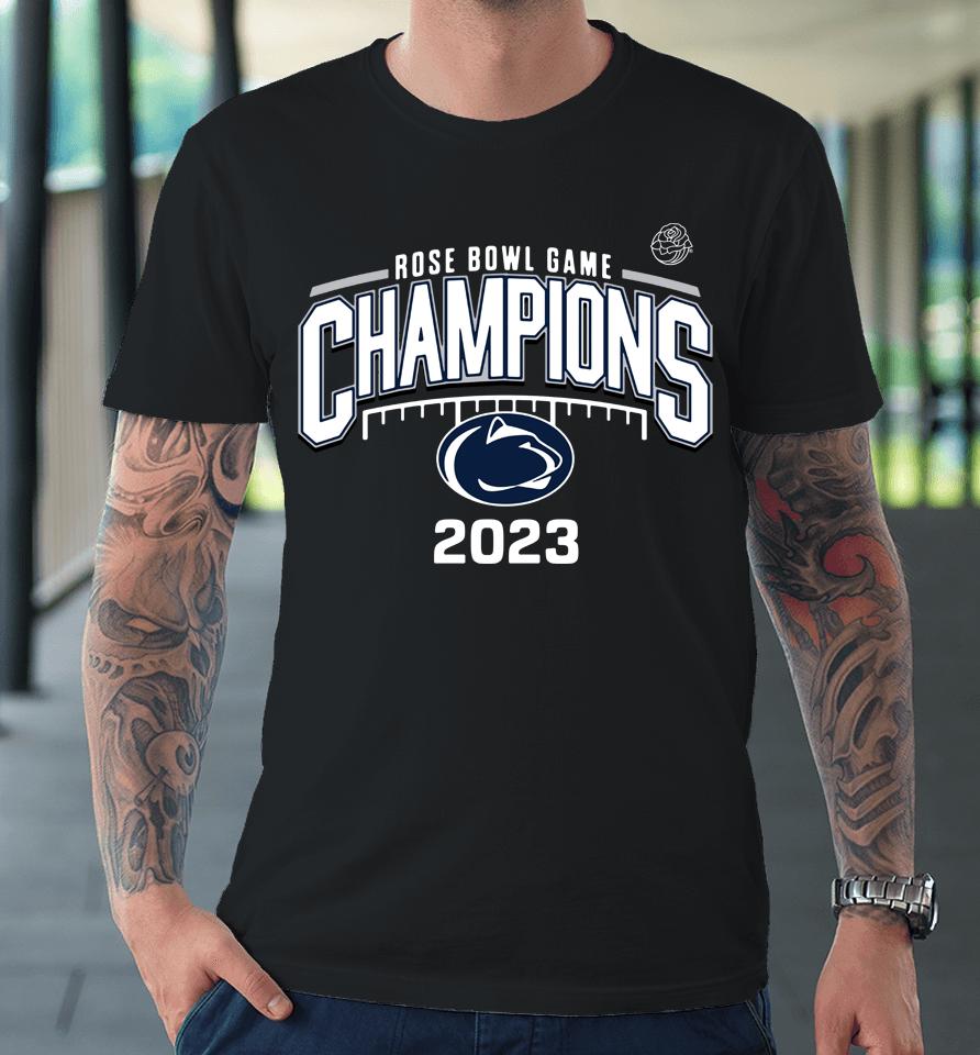 Penn State Nittany Lions Merch 2023 Rose Bowl Game Champions Premium T-Shirt