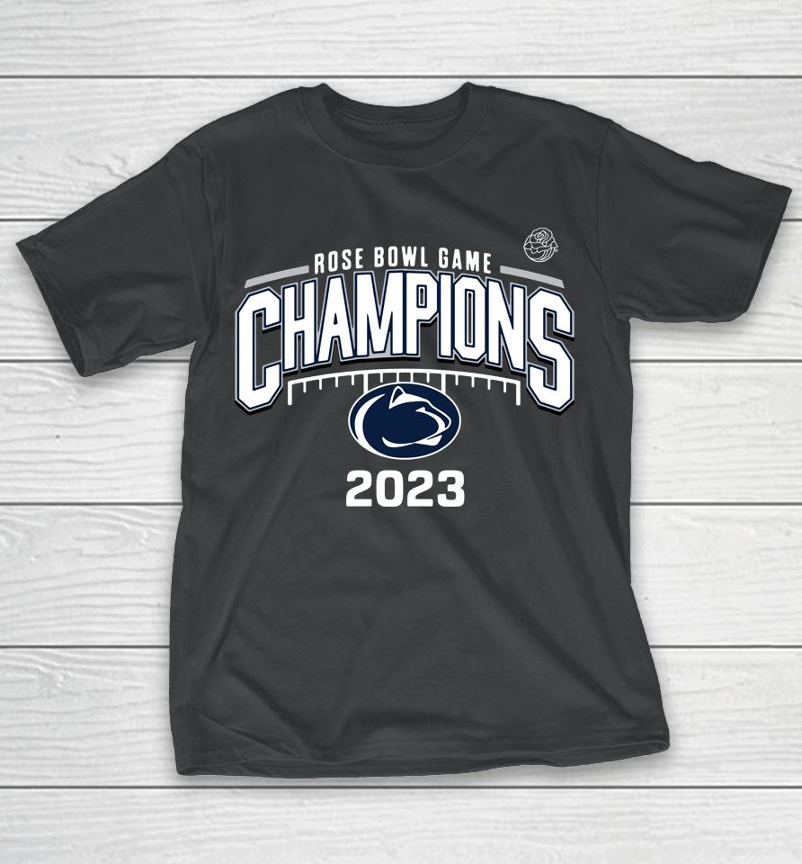 Penn State Nittany Lions Merch 2023 Rose Bowl Game Champions T-Shirt