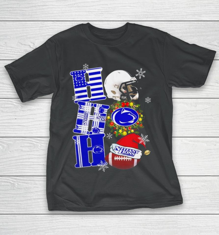 Penn State Nittany Lions Ncaa Ho Ho Ho Christmas T-Shirt