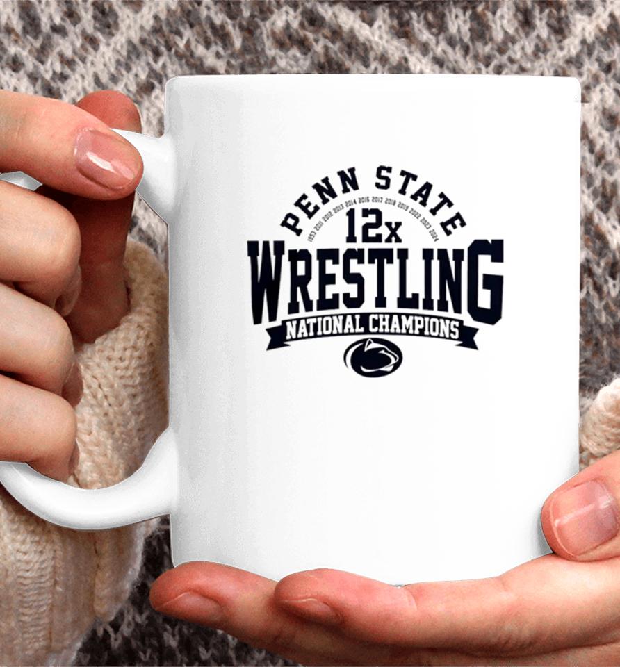 Penn State Nittany Lionsncaa Wrestling Champion 12X Coffee Mug