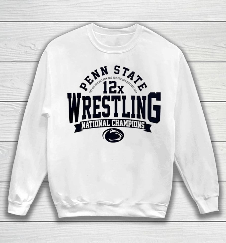 Penn State Nittany Lionsncaa Wrestling Champion 12X Sweatshirt
