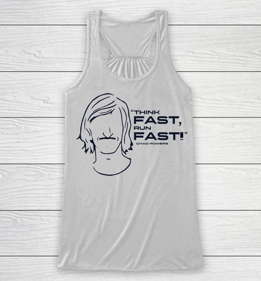Penn State Shop Eli Manning Think Fast Run Fast Chad Racerback Tank