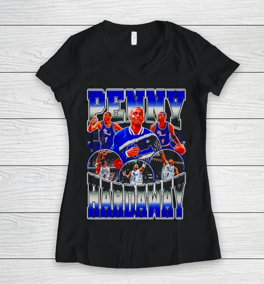 Penny Hardaway Orlando Magic Legend Women V-Neck T-Shirt
