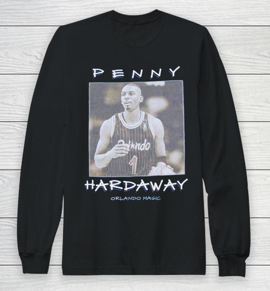 Penny Hardaway Orlando Magic Vintage Nogo Long Sleeve T-Shirt