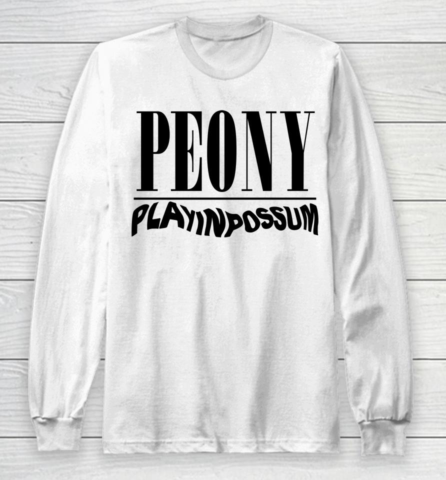 Peony Play In Possum Long Sleeve T-Shirt
