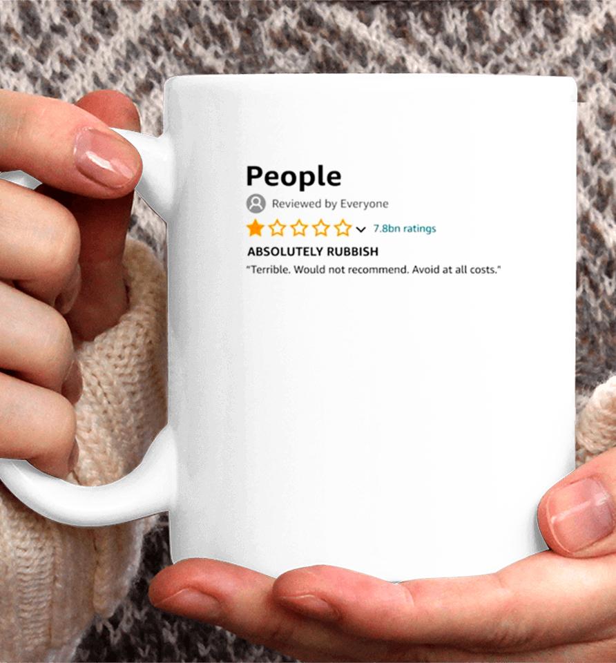 People 1 Star Review Absolutely Rubbish Coffee Mug
