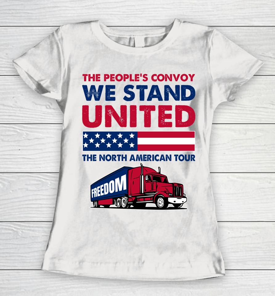 People's Convoy 2022 Mandate Freedom From Government Tyranny Women T-Shirt