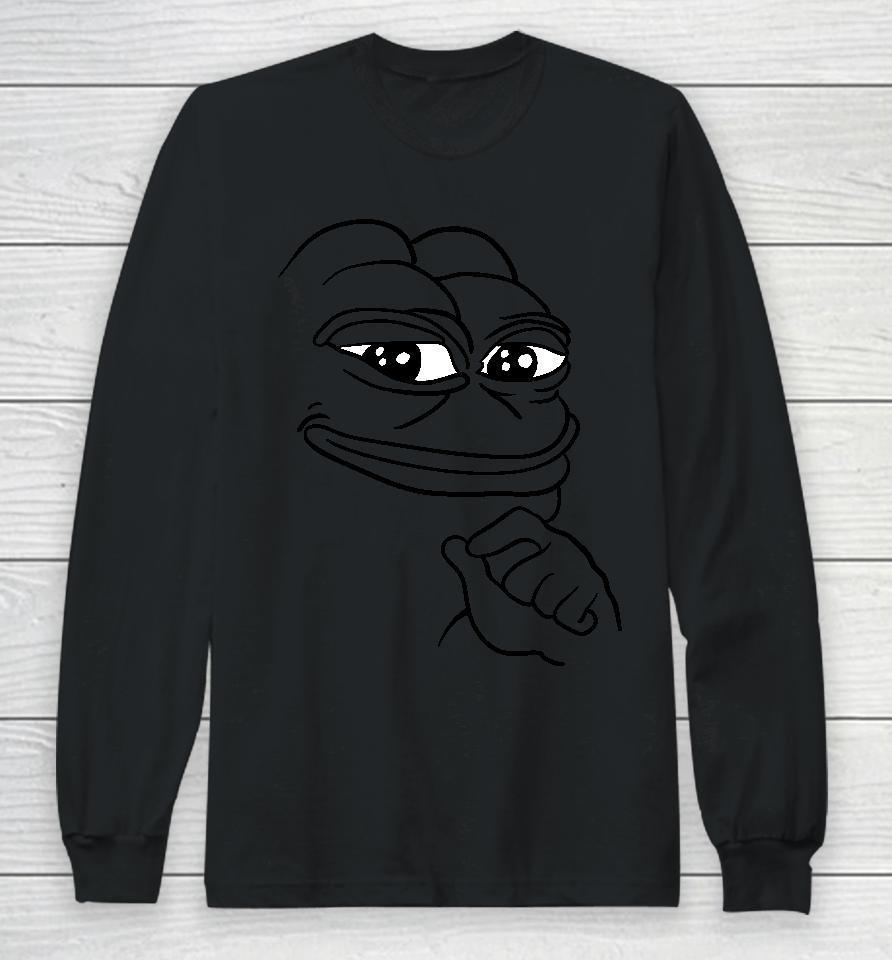 $Pepe The Rog Haider Long Sleeve T-Shirt