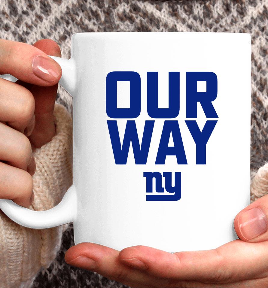 Pete Guelli Our Way New York Giants Coffee Mug