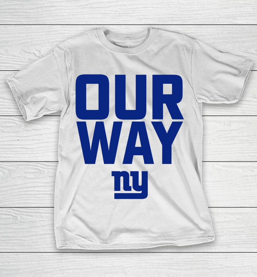 Pete Guelli Our Way New York Giants T-Shirt