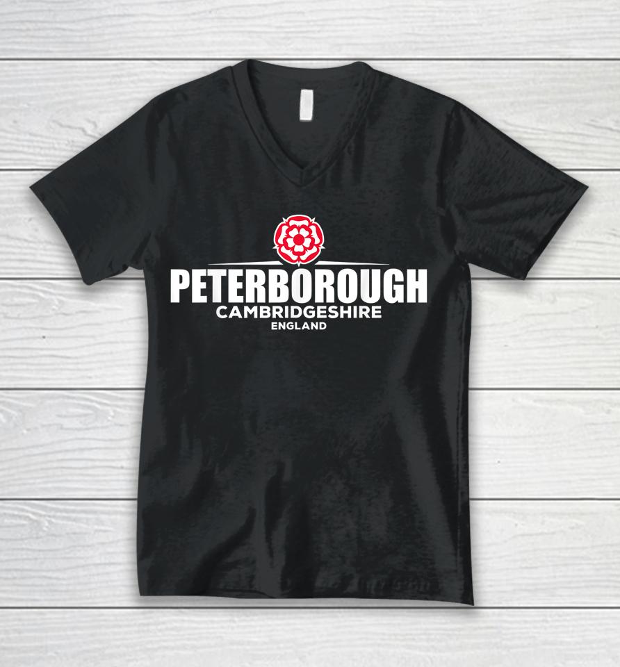 Peterborough Cambridgeshire England Unisex V-Neck T-Shirt