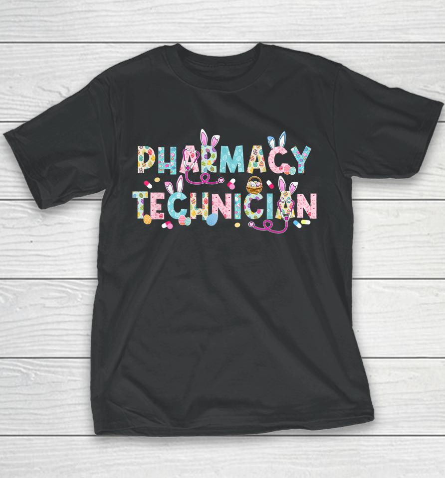 Pharmacy Technician Bunny Easter Day Youth T-Shirt