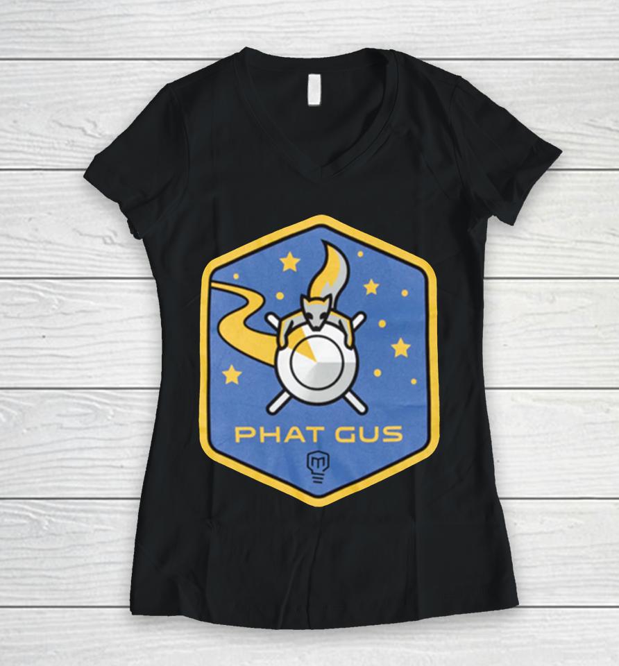 Phat Gus Mission Patch Women V-Neck T-Shirt