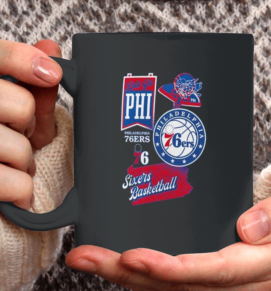 Philadelphia 76Ers Split Zone Sixers Basketball Coffee Mug