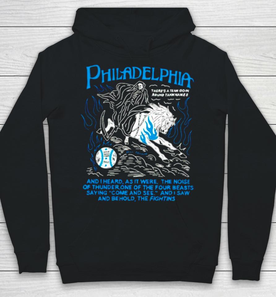 Philadelphia And I Heard As It Were The Noise Of Thunder One Of The Four Beasts Saying Come And See Hoodie