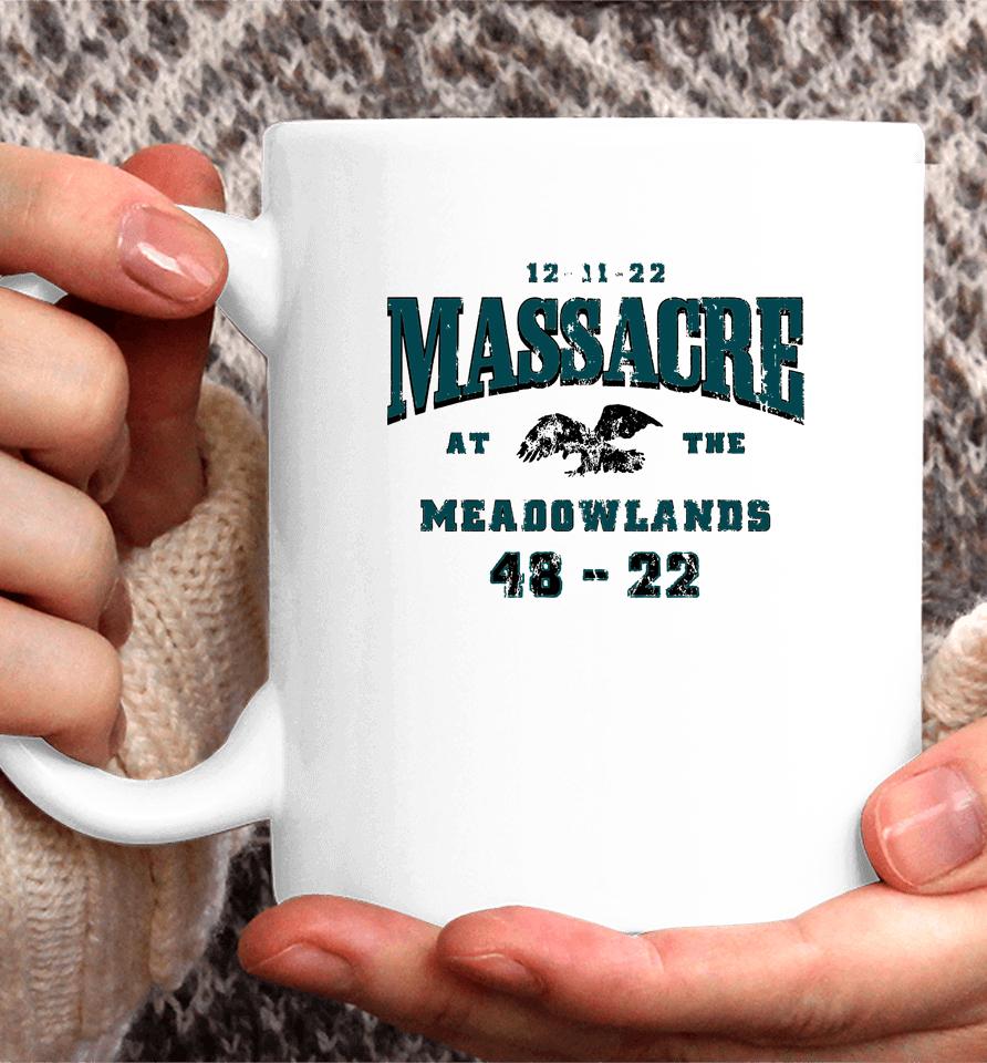 Philadelphia Eagles 48-22 New York Giants Massacre At The Meadowlands Coffee Mug