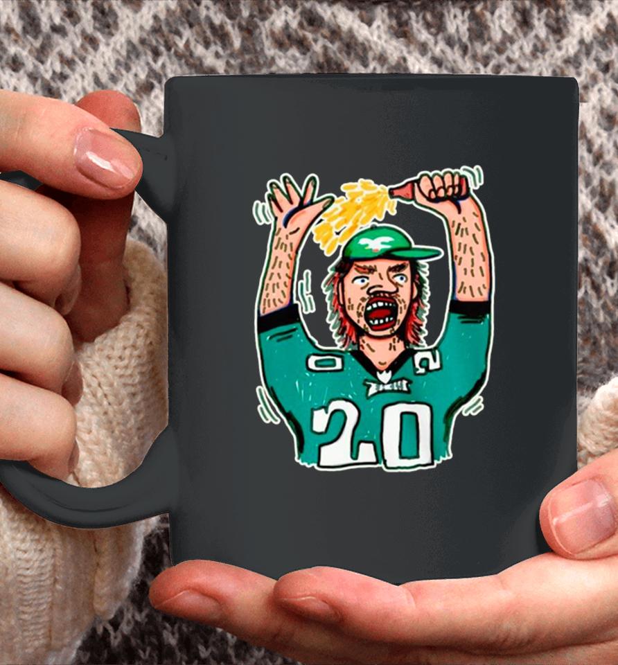 Philadelphia Eagles Fan Drunk Art Coffee Mug
