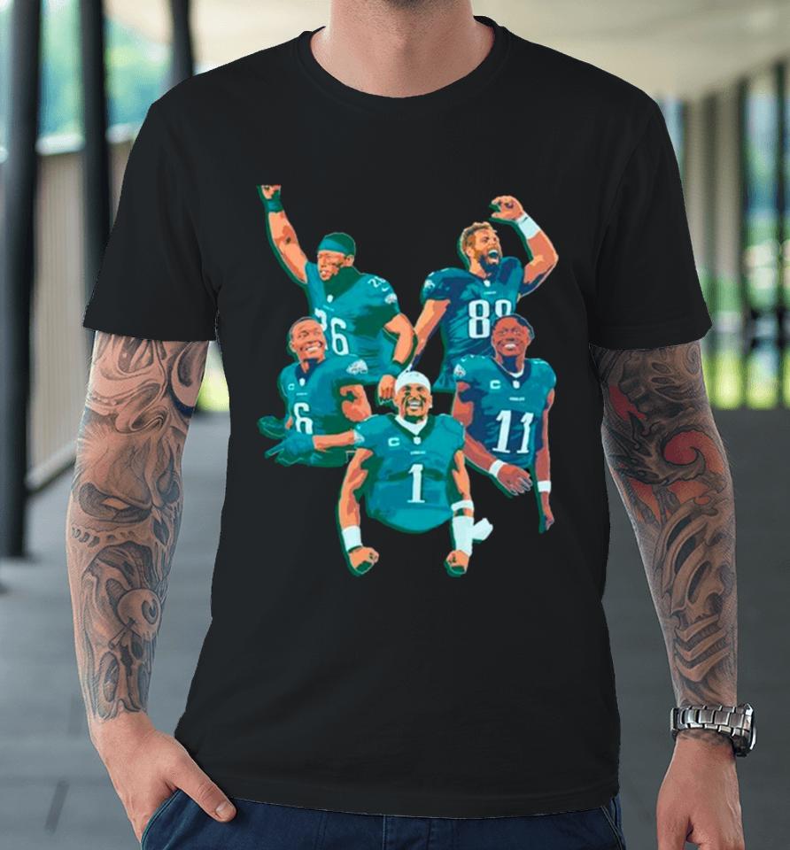 Philadelphia Eagles Football Players Nfl Premium T-Shirt