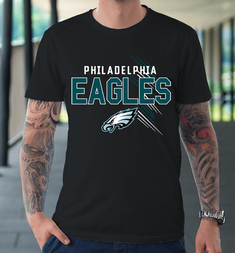 Philadelphia Eagles Msx By Michael Strahan Black Performance Premium T-Shirt