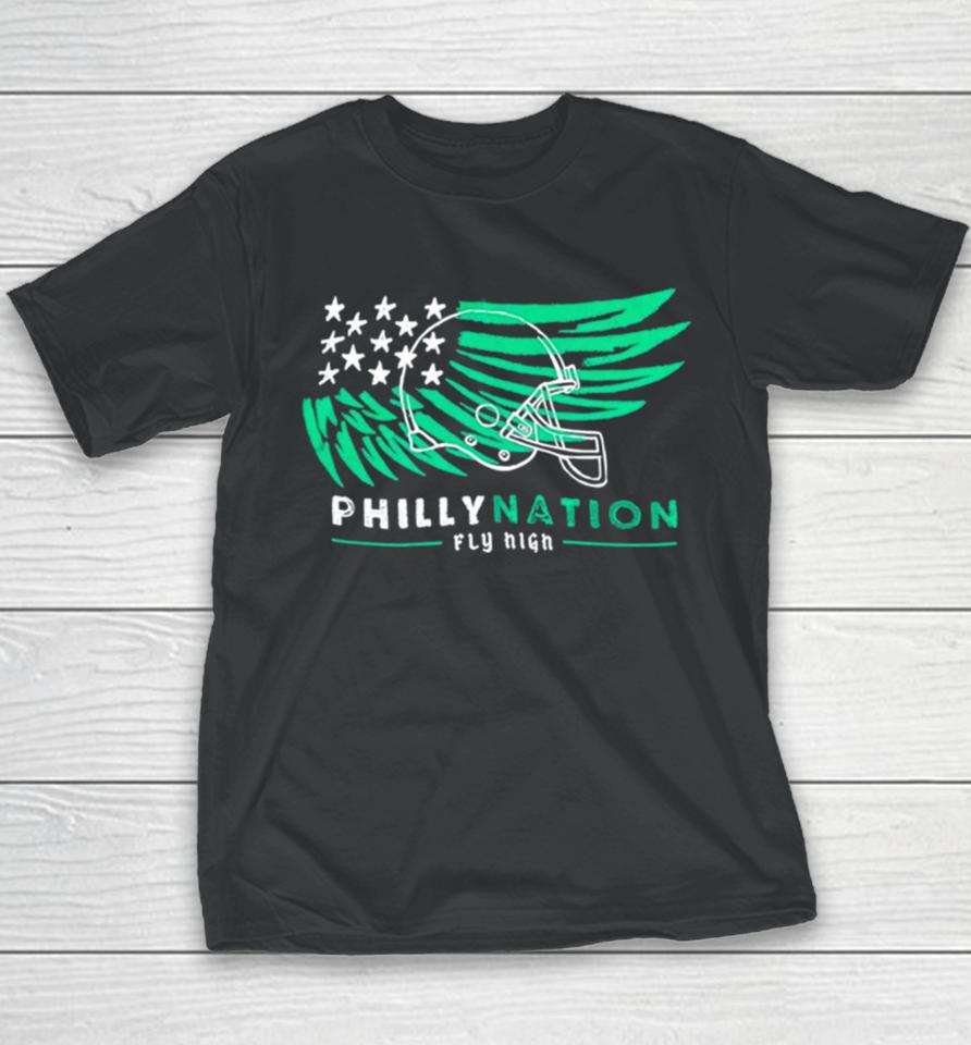 Philadelphia Eagles Philly Nation Fly High Youth T-Shirt