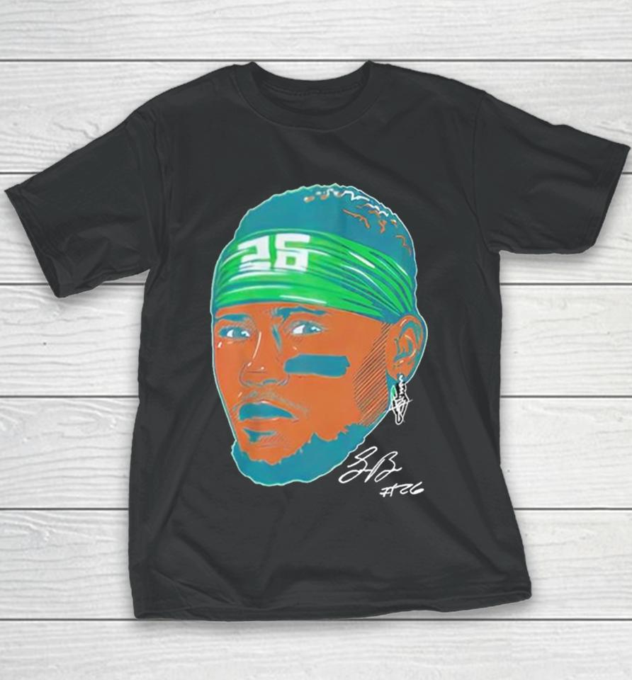 Philadelphia Eagles Saquon Barkley 26 Swag Head Signature Youth T-Shirt