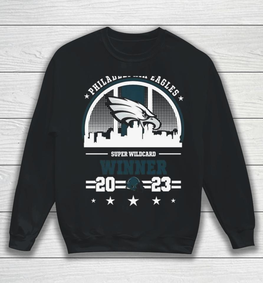 Philadelphia Eagles Super Wild Card Winner Nfl Playoff Season 2023 2024 Sweatshirt