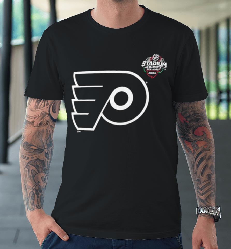 Philadelphia Flyers 2024 Nhl Stadium Series Black Premium T-Shirt