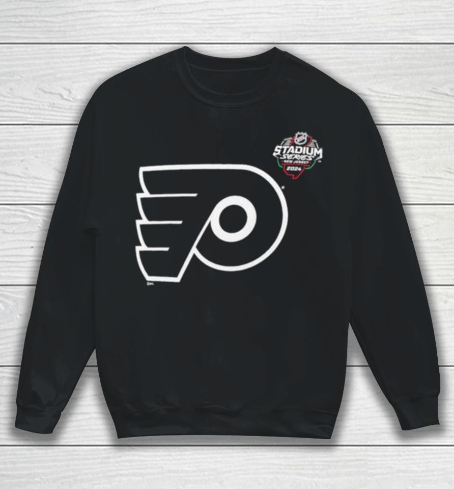 Philadelphia Flyers 2024 Nhl Stadium Series Black Sweatshirt