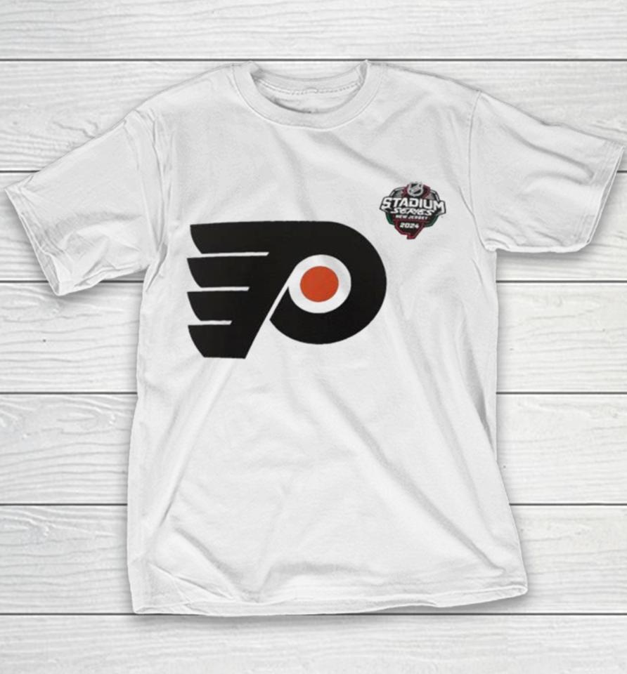 Philadelphia Flyers 2024 Nhl Stadium Series Logo Youth T-Shirt