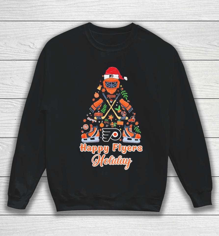 Philadelphia Flyers Ice Hockey Nhl Philly Hart Grit Happy Flyers Holidays Christmas Sweatershirts Sweatshirt